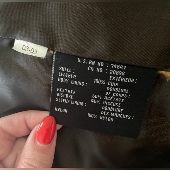 Marc New York Vintage Leather Jacket Mens Black Trench Coat Andrew Size Large L - Picture 8 of 10